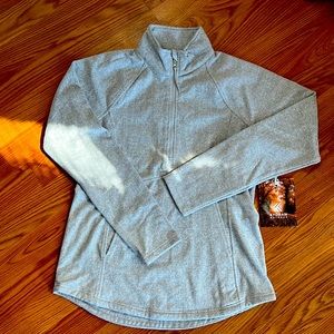 Kyodan Outdoor Gray Herringbone Half Zip Pullover